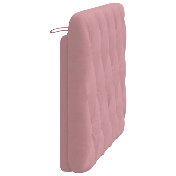 Rosa Samt Kopfteil Kissen - 100 cm