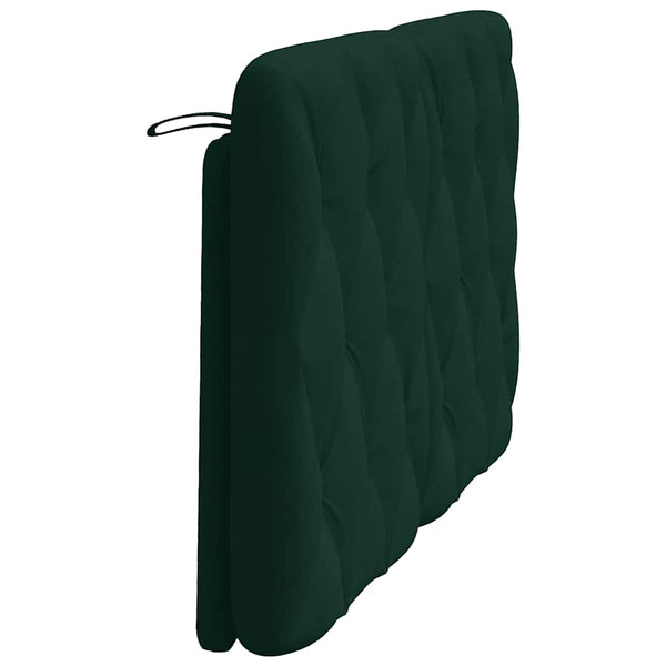 Kopfteil Kissen Dunkelgrün 140 cm Samt