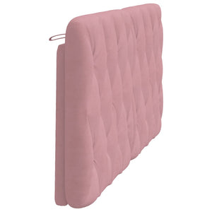 Samt Kopfteil Kissen Rosa 160 cm