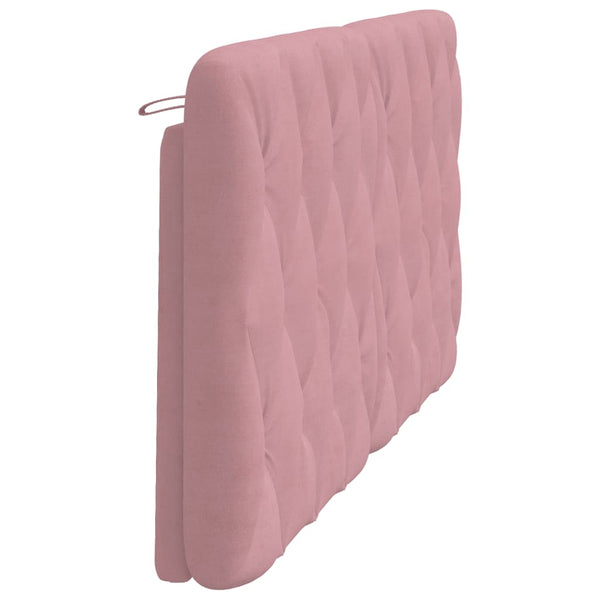 Samt Kopfteil Kissen Rosa 160 cm