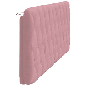 Kopfteil Kissen Rosa Samt 200 cm