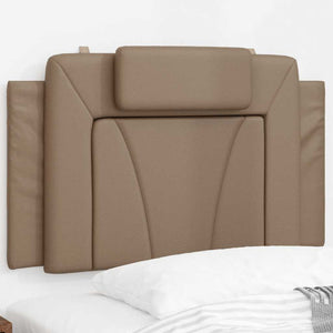 Kopfteil Kissen Cappuccino-Braun 80cm Kunstleder