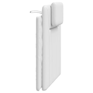 Kopfteil Kissen Viana Weiß 90cm Kunstleder