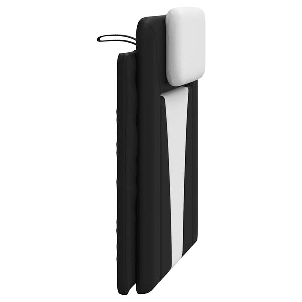 Kopfteil Kissen Viana Schwarz/Weiß 90cm