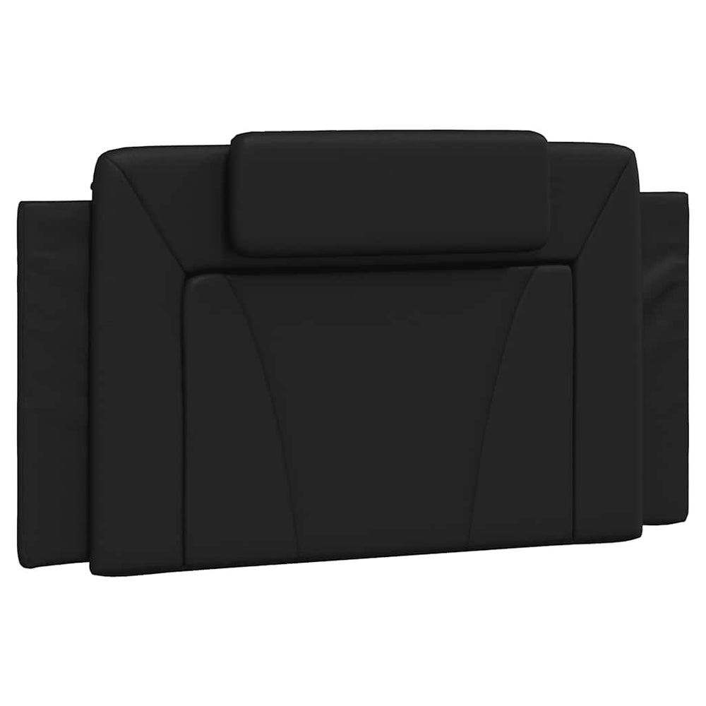 Kopfteil Kissen Viana Schwarz 100cm Kunstleder