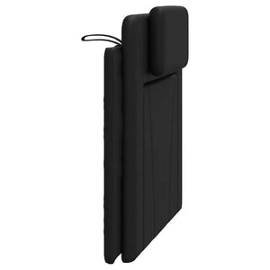 Kopfteil Kissen Viana Schwarz 100cm Kunstleder