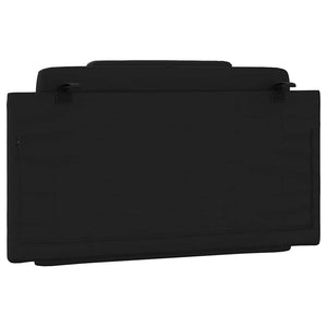 Kopfteil Kissen Viana Schwarz 100cm Kunstleder