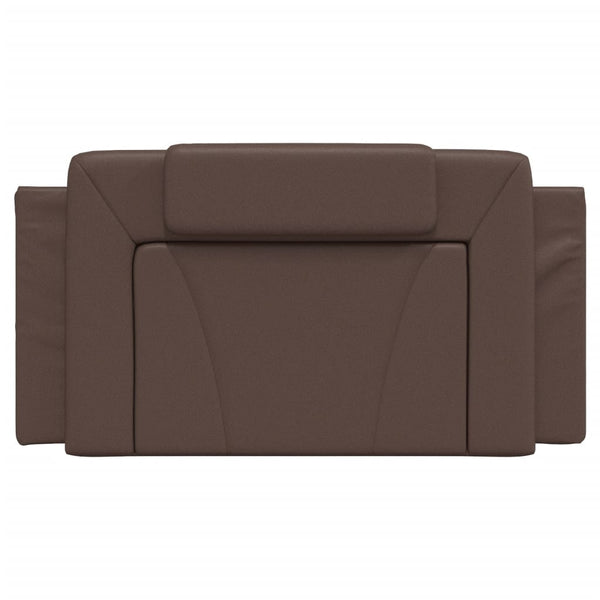Kopfteil Kissen Viana Braun 100 cm