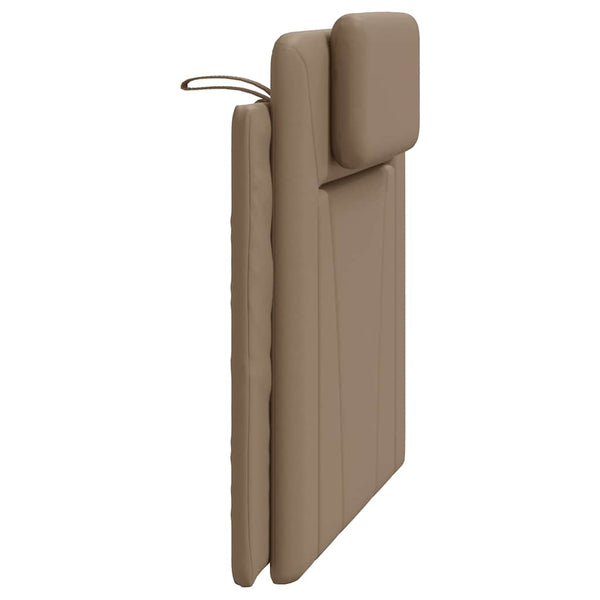 Kopfteil Kissen Viana Cappuccino-Braun 100cm