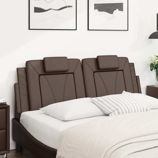 Kopfteil-Kissen Viana Braun 120 cm
