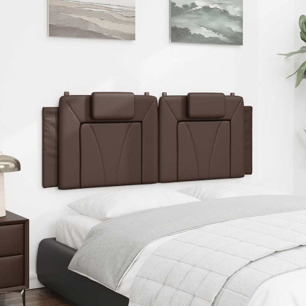 Kopfteil-Kissen Viana Braun 120 cm