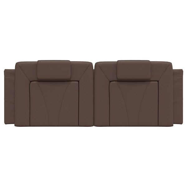 Kopfteil-Kissen Viana Braun 120 cm