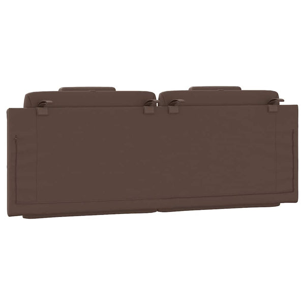 Kopfteil-Kissen Viana Braun 120 cm