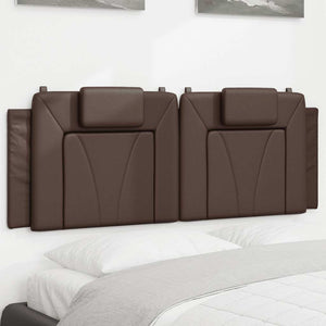 Kopfteil-Kissen Viana Braun 120 cm