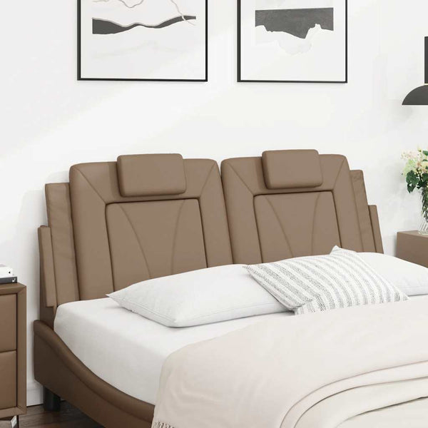 Kopfteil Kissen Viana Cappuccino-Braun 120 cm
