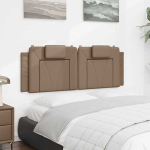 Kopfteil Kissen Viana Cappuccino-Braun 120 cm