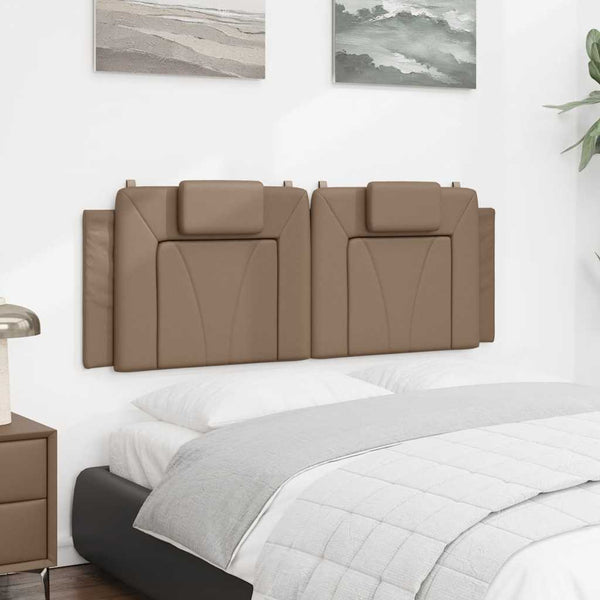 Kopfteil Kissen Viana Cappuccino-Braun 120 cm
