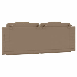 Kopfteil Kissen Viana Cappuccino-Braun 120 cm