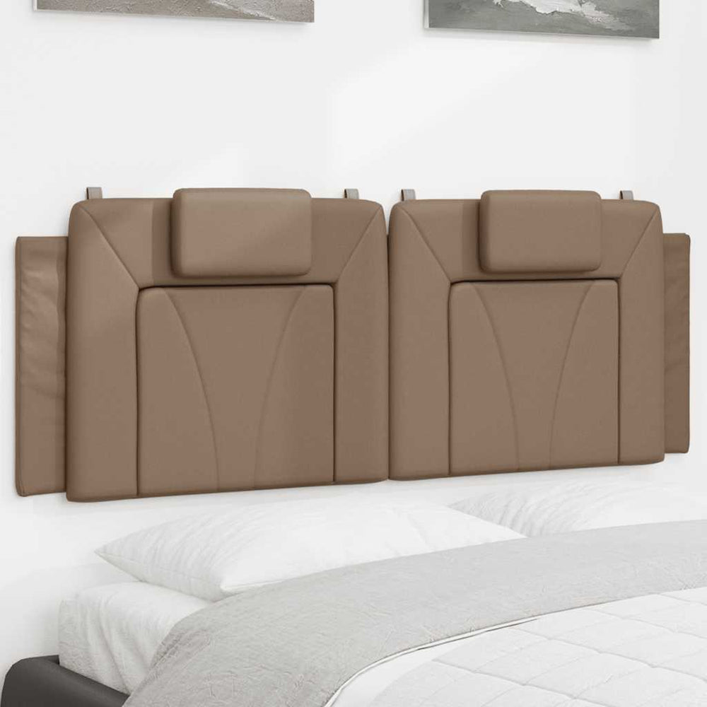 Kopfteil Kissen Viana Cappuccino-Braun 120 cm