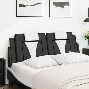 Kopfteil Kissen Viana Schwarz/Weiß 120cm