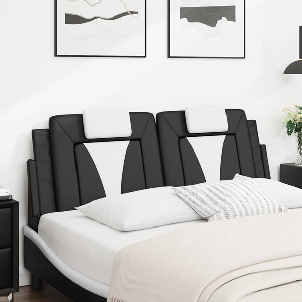 Kopfteil Kissen Viana Schwarz/Weiß 120cm