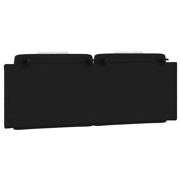 Kopfteil Kissen Viana Schwarz/Weiß 120cm
