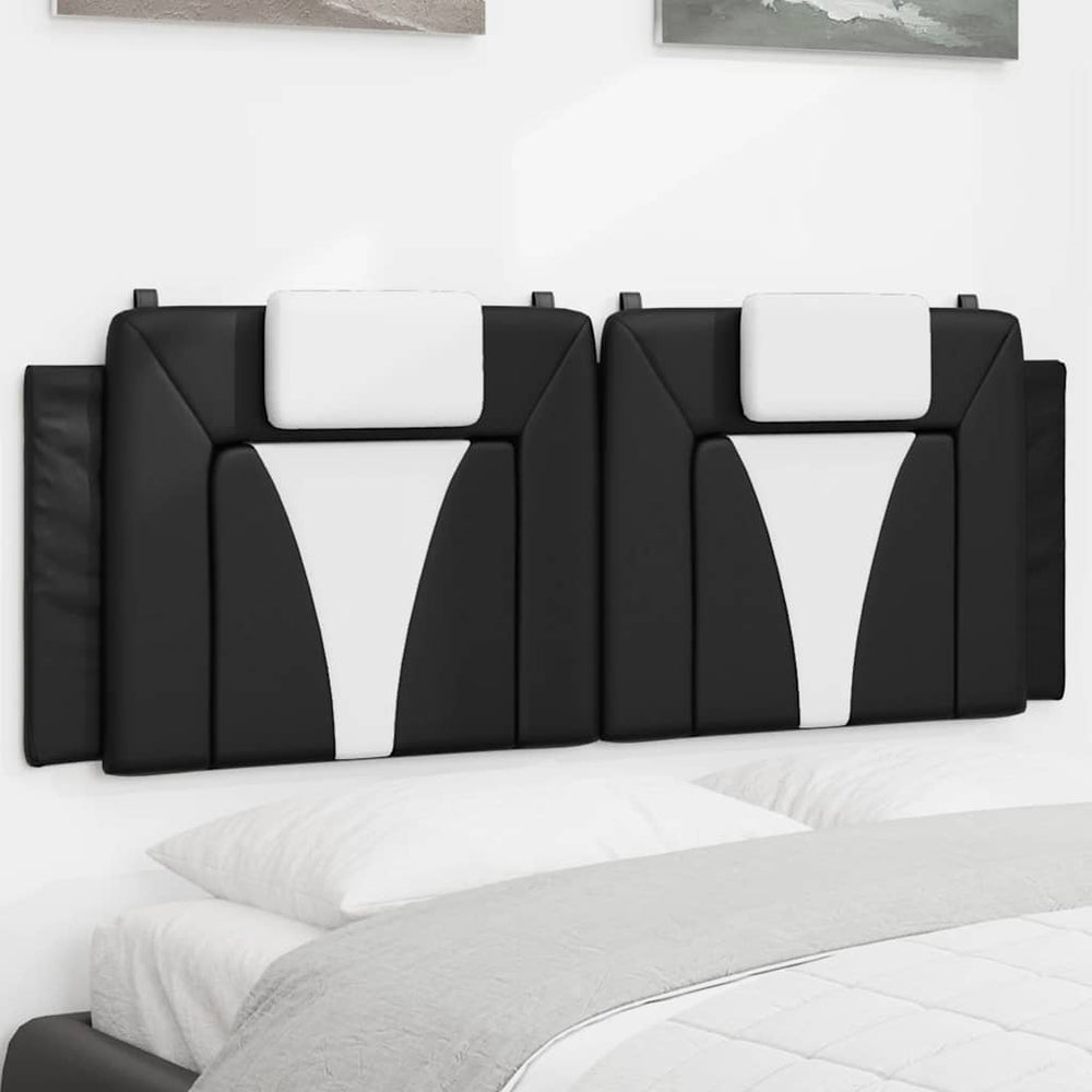 Kopfteil Kissen Viana Schwarz/Weiß 120cm