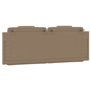 vidaXL Oreiller de tête de lit « Viana » Marron Cappuccino 140 cm Similicuir