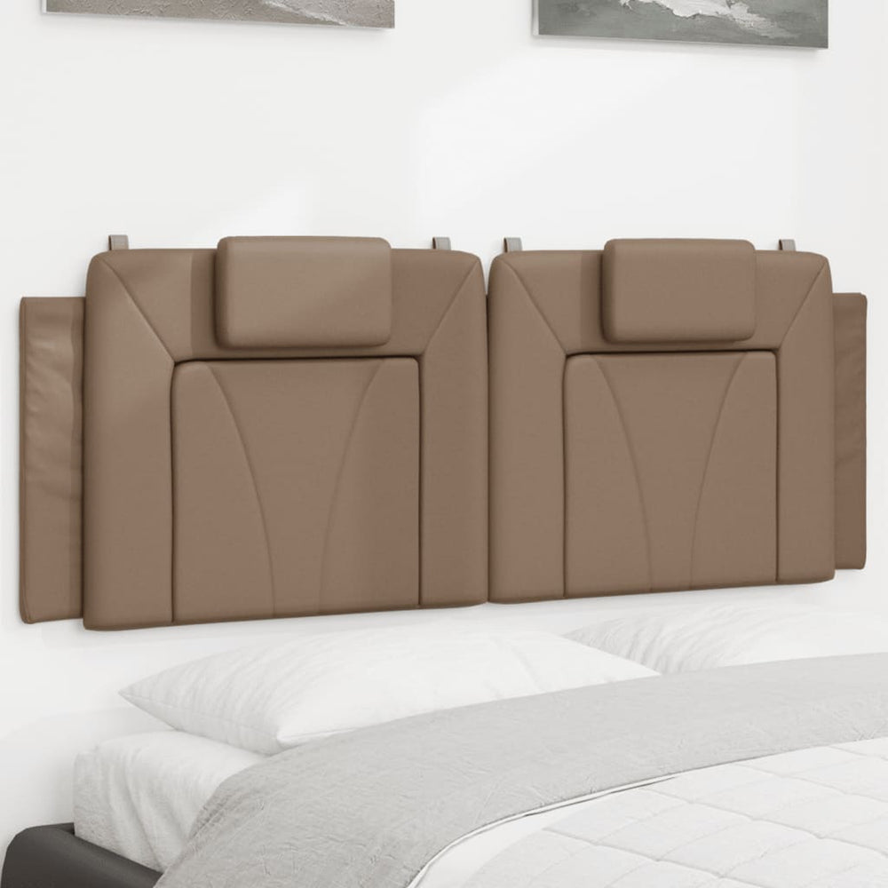 Kopfteil-Kissen Viana Cappuccino-Braun 140 cm