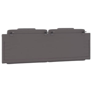 Kopfteil Kissen Viana Grau 160cm Kunstleder