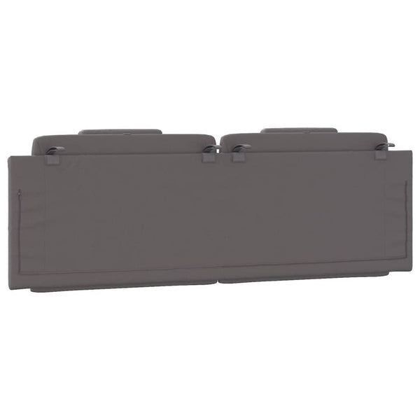 Kopfteil Kissen Viana Grau 160cm Kunstleder