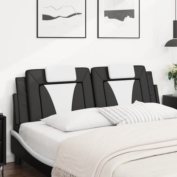Kopfteil Kissen Viana Schwarz/Weiß 160cm