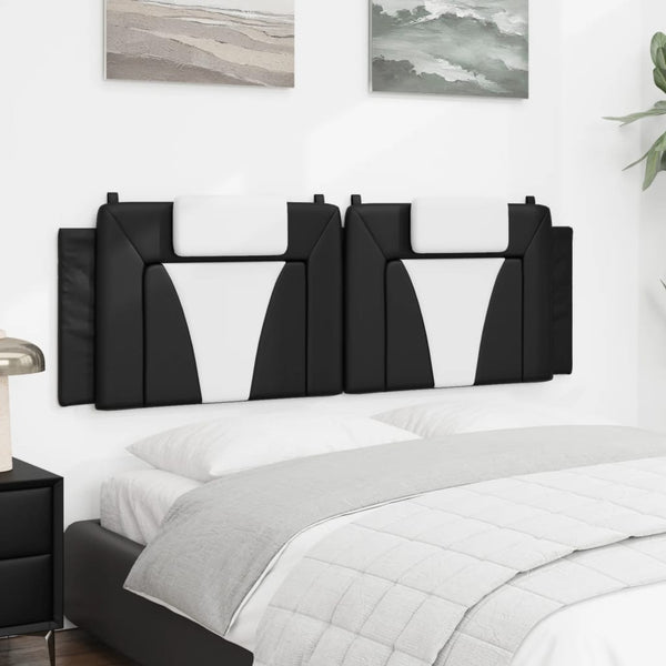 Kopfteil Kissen Viana Schwarz/Weiß 160cm