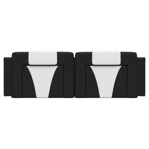 Kopfteil Kissen Viana Schwarz/Weiß 160cm