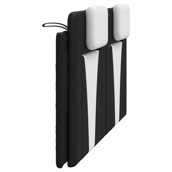Kopfteil Kissen Viana Schwarz/Weiß 160cm