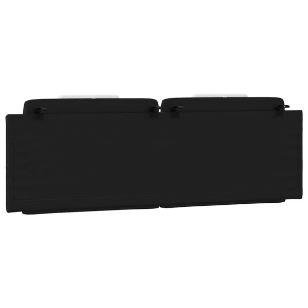Kopfteil Kissen Viana Schwarz/Weiß 160cm