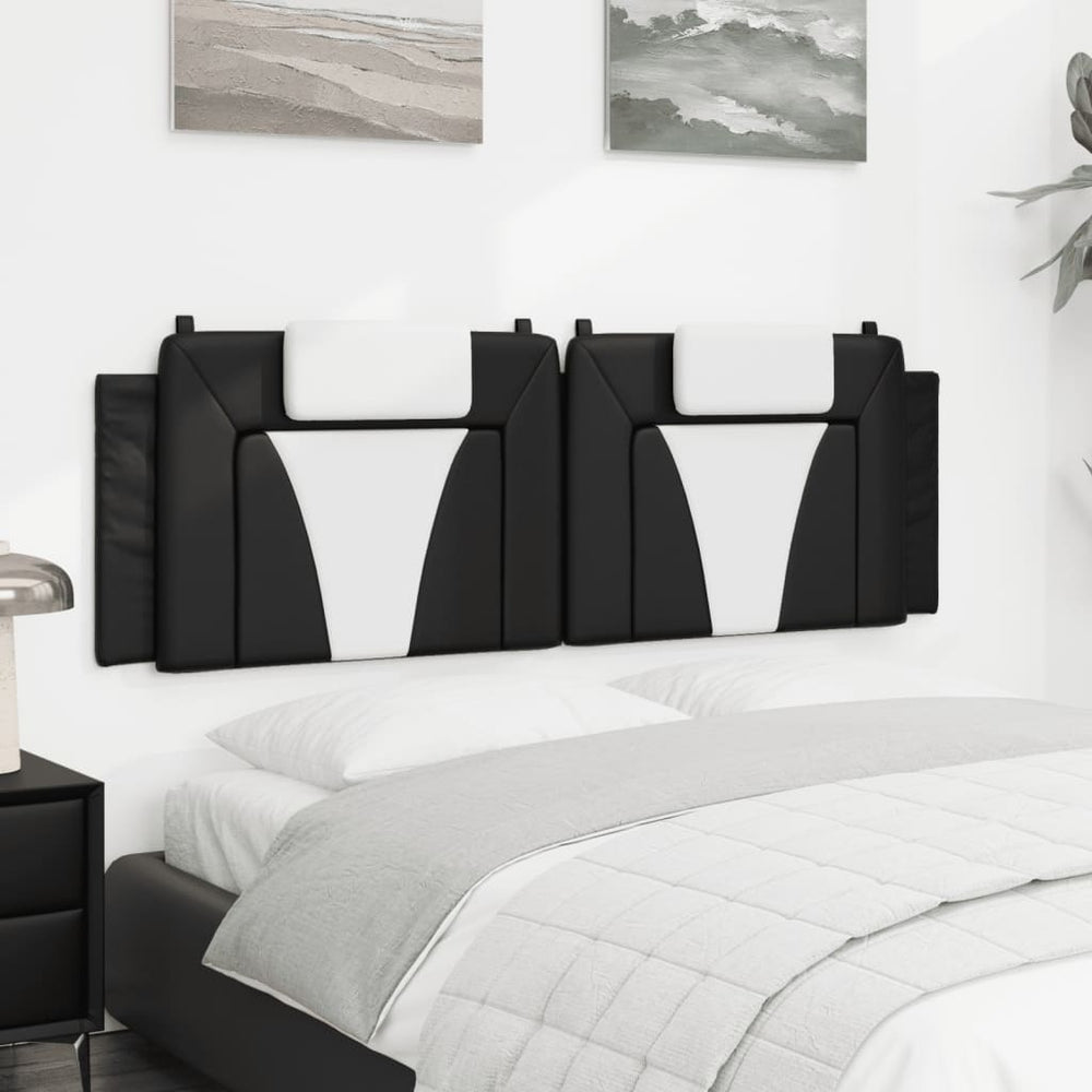 Kopfteil Kissen Viana Schwarz/Weiß 160cm