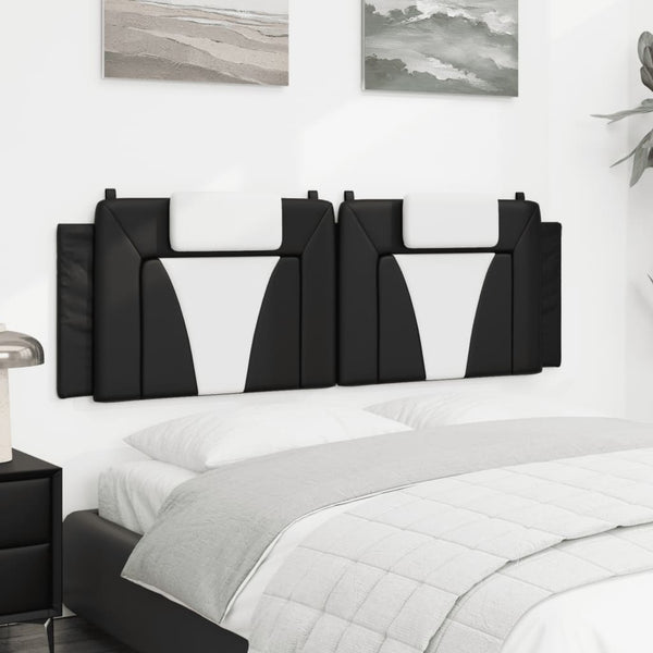 Kopfteil Kissen Viana Schwarz/Weiß 160cm