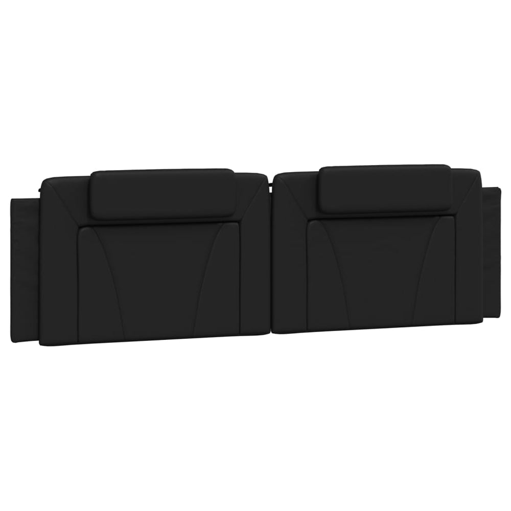 Kopfteil Kissen Viana Schwarz 180 cm