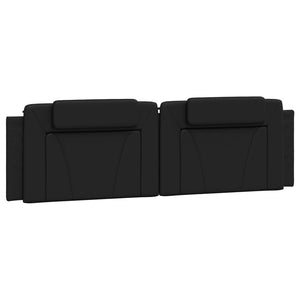 Kopfteil Kissen Viana Schwarz 180 cm