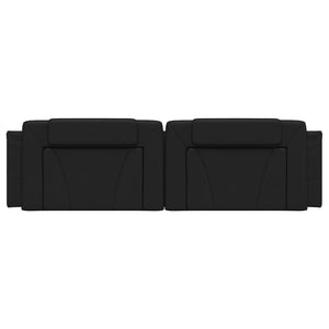 Kopfteil Kissen Viana Schwarz 180 cm