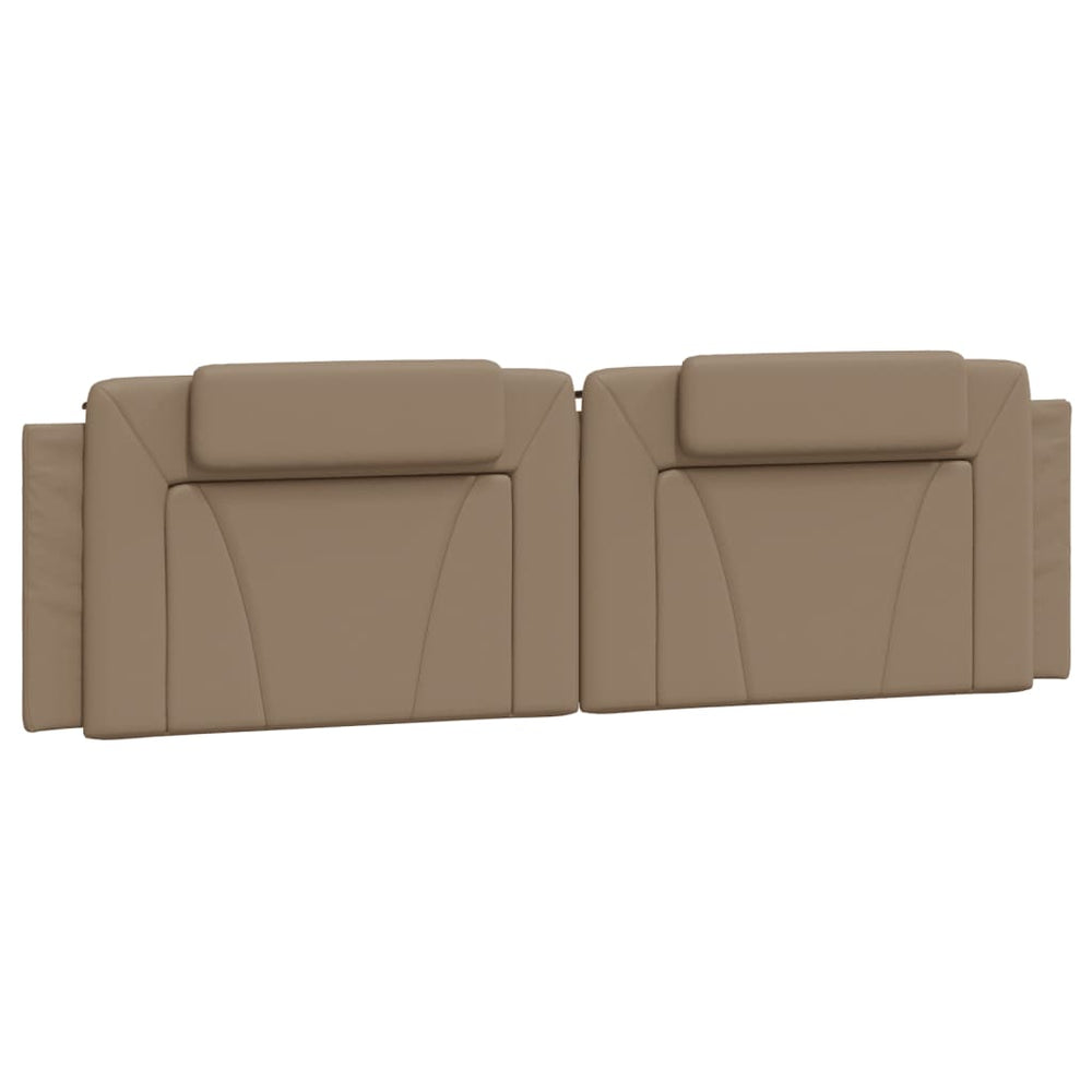 Kopfteil-Kissen Viana Cappuccino-Braun 180 cm