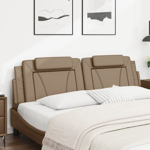 Kopfteil-Kissen Viana Cappuccino-Braun 180 cm