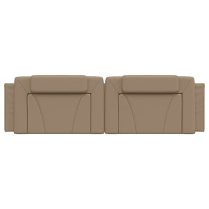 Kopfteil-Kissen Viana Cappuccino-Braun 180 cm