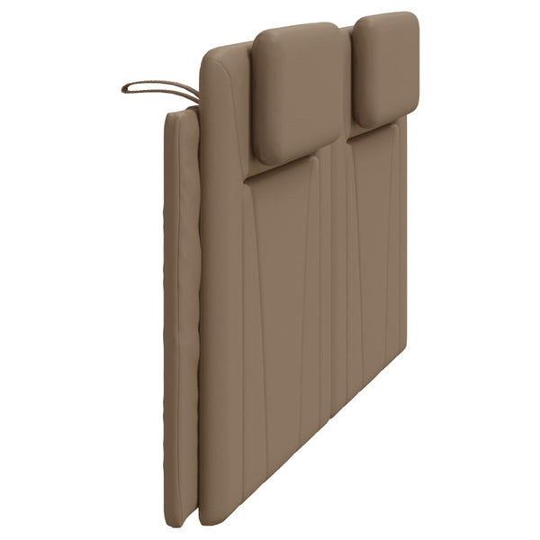 Kopfteil-Kissen Viana Cappuccino-Braun 180 cm