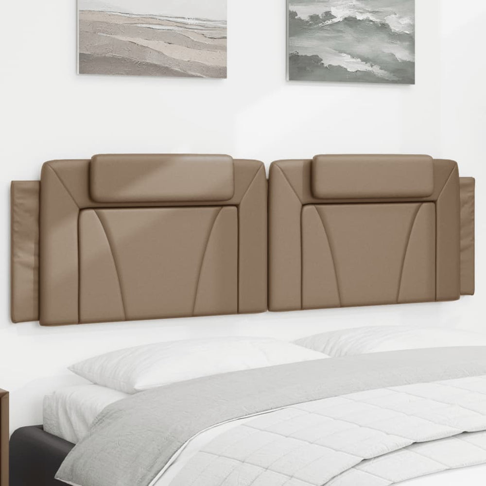 Kopfteil-Kissen Viana Cappuccino-Braun 180 cm