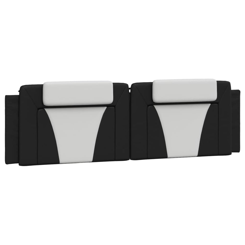 Kopfteil-Kissen Viana 180 cm Schwarz/Weiß