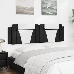 Kopfteil-Kissen Viana 180 cm Schwarz/Weiß
