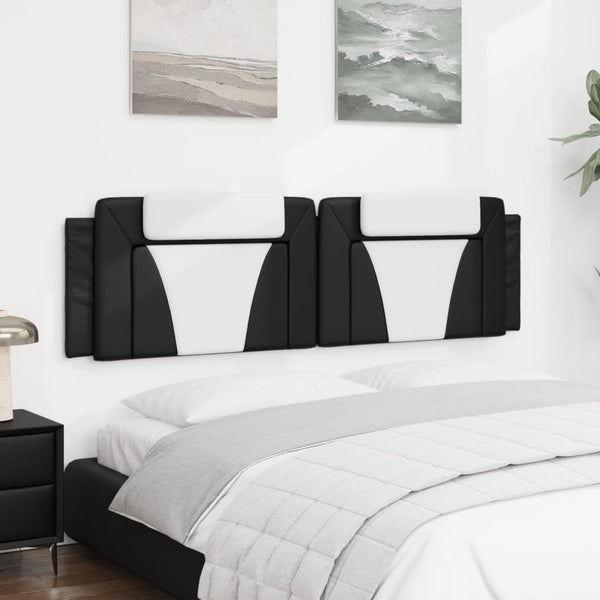 Kopfteil-Kissen Viana 180 cm Schwarz/Weiß