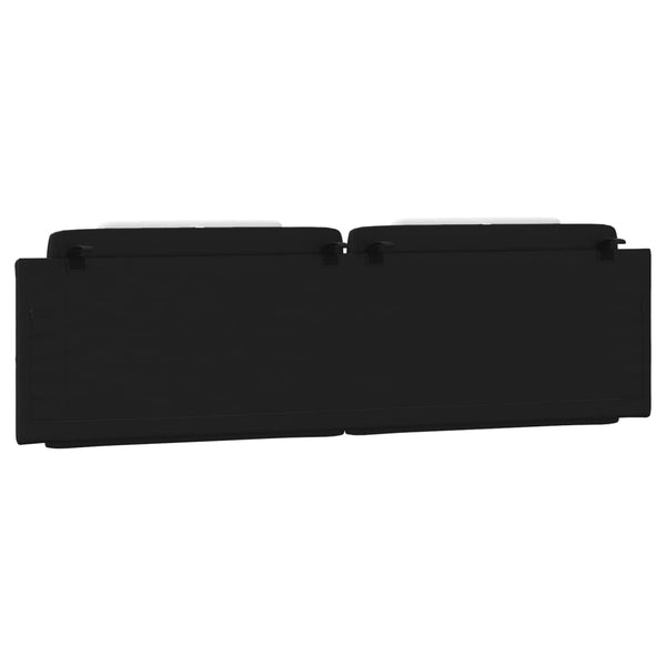 Kopfteil-Kissen Viana 180 cm Schwarz/Weiß